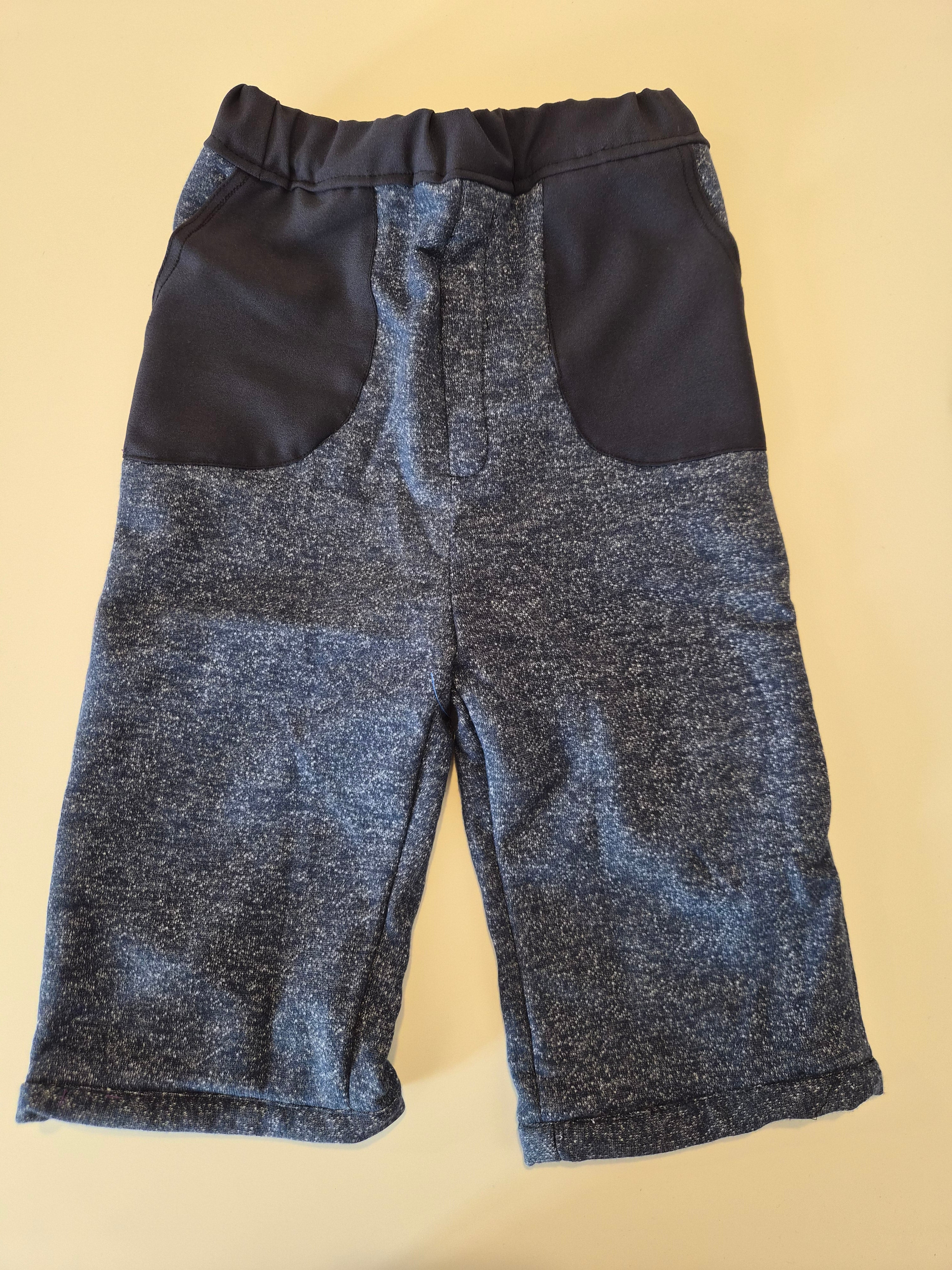Handmade Kids' Grey Knit Shorts (Brand New)