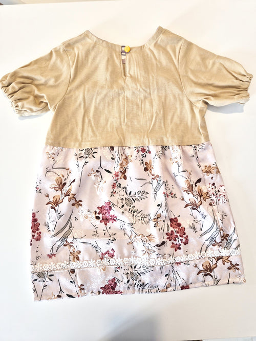 Handmade Floral Girls' Dress (Brand New)