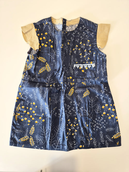 Handmade Floral Girls' Dress (Brand New)
