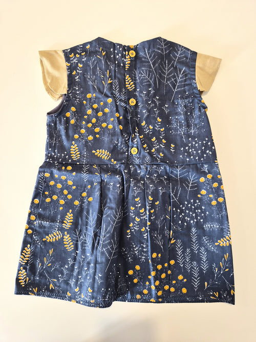 Handmade Floral Girls' Dress (Brand New)