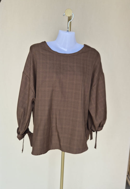FILANTO Plaid Blouse – Size L