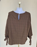 FILANTO Plaid Blouse – Size L
