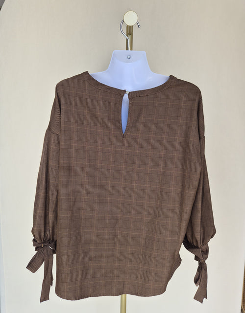 FILANTO Plaid Blouse – Size L