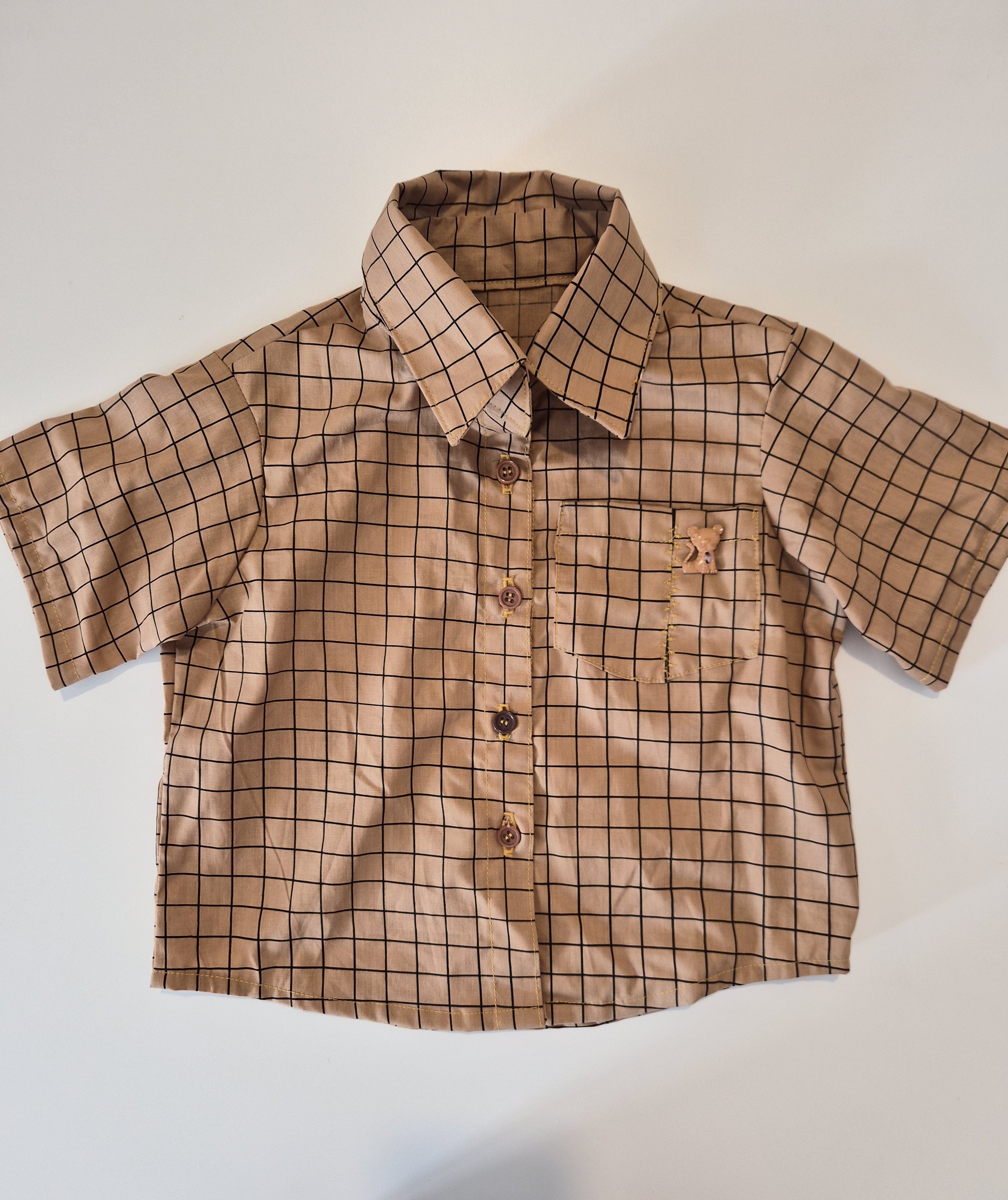 Handmade Boys' Checked Shirt (Brand New)