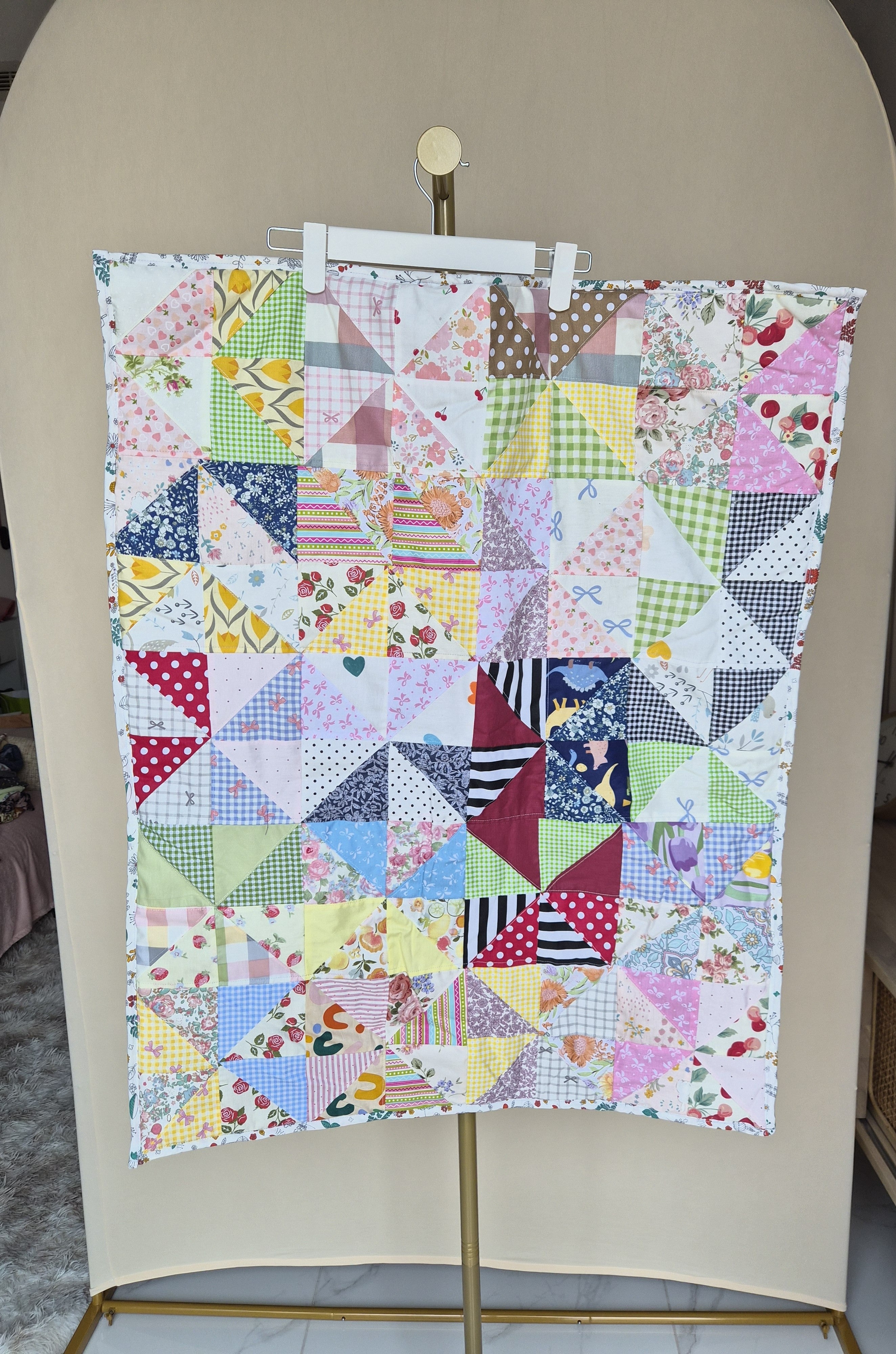 Handmade Patchwork Baby Blanket (Brand New)