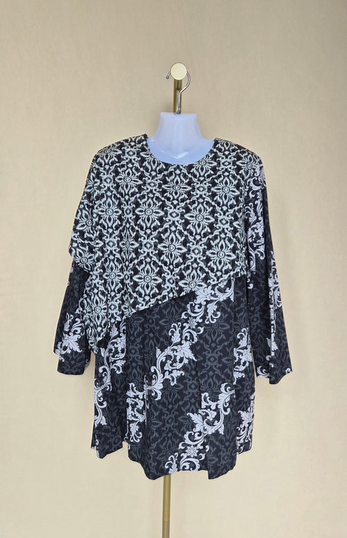 Batik Keris Cotton Print Blouse – 2XL