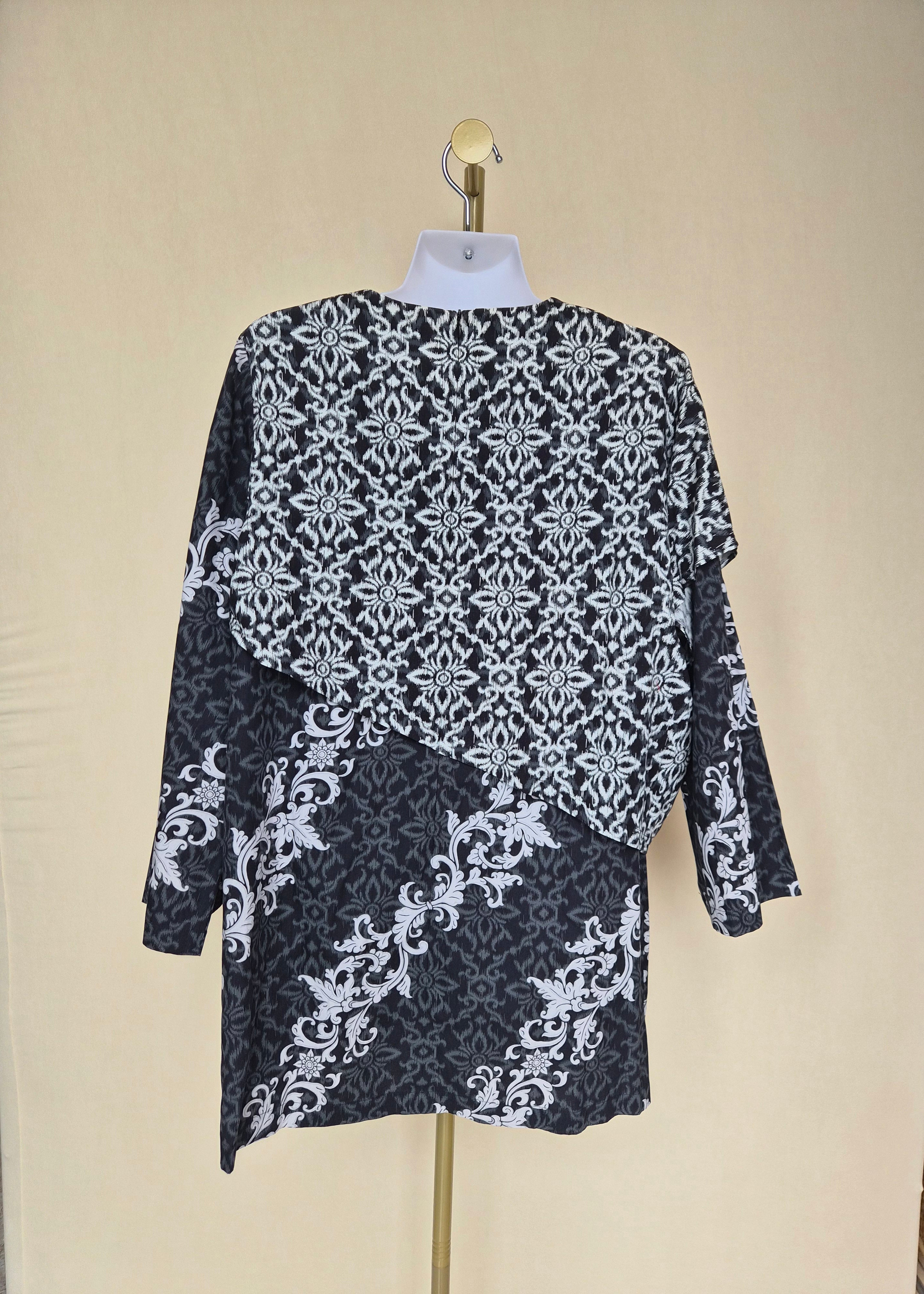 Batik Keris Cotton Print Blouse – 2XL