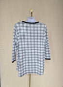 Ms. Read Grid Print Top – UK16 / US12 (L)