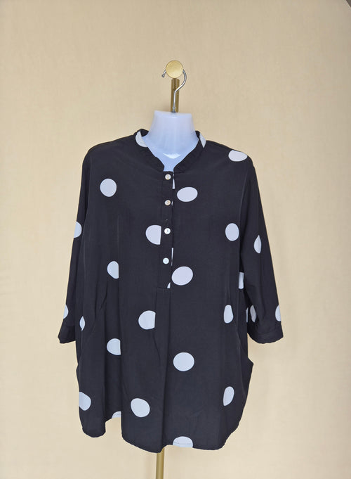 Yanzea Polka Dot Blouse – Size XL