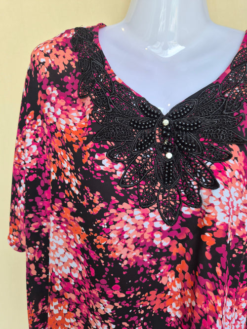 MS. READ Floral Blouse – Size UK 14 (L)