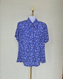 Amerati Lavender Printed Blouse -Free Size