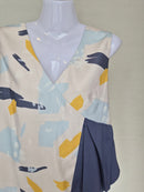 Love, Bonito Abstract Wrap Sleeveless Top – XL (UK 14 / US 10)