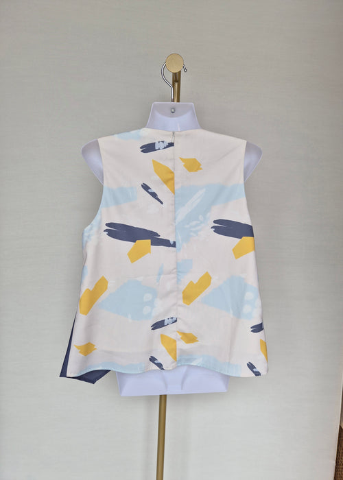 Love, Bonito Abstract Wrap Sleeveless Top – XL (UK 14 / US 10)