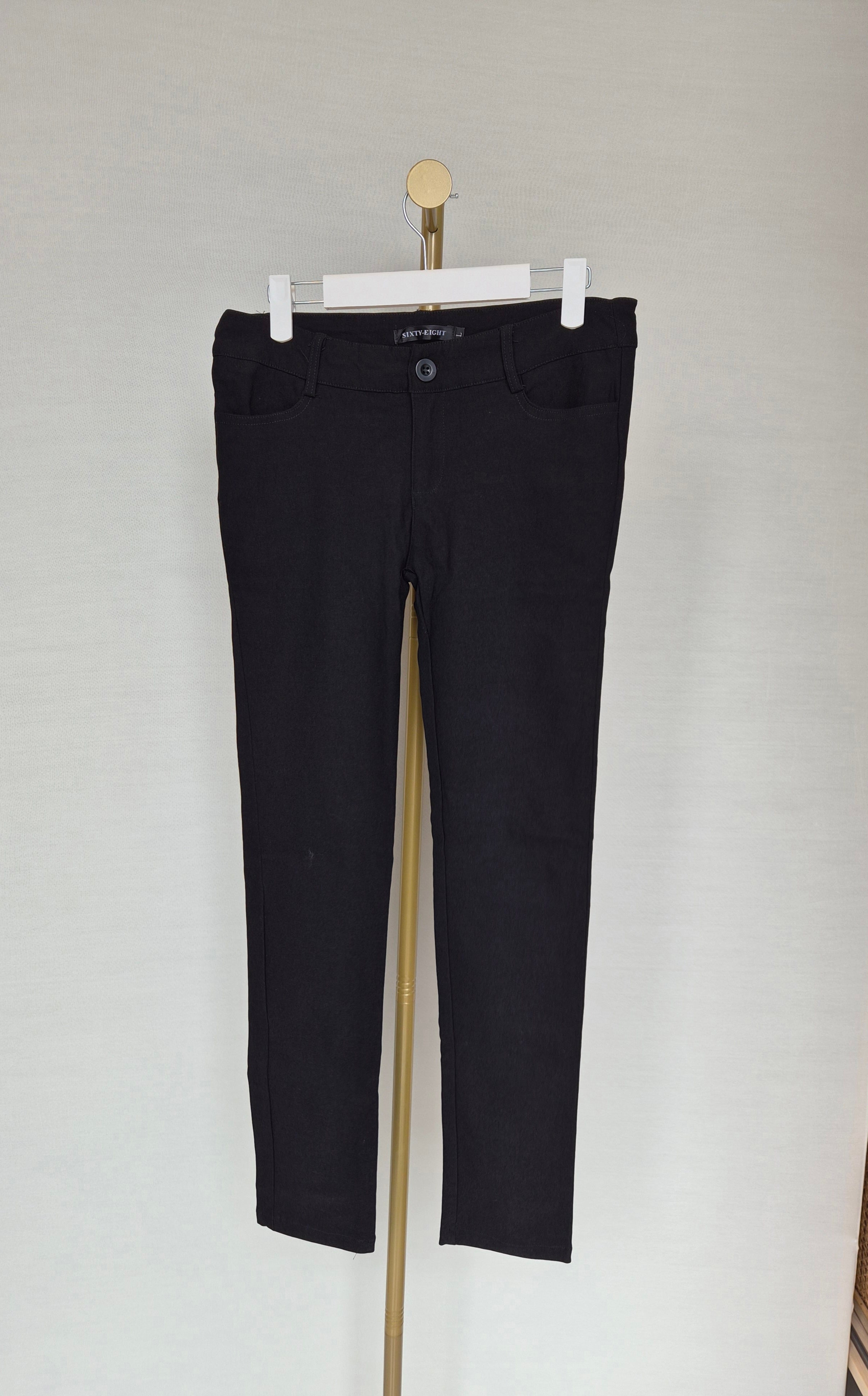 6IXTY8IGHT Black Skinny Pants – Size L