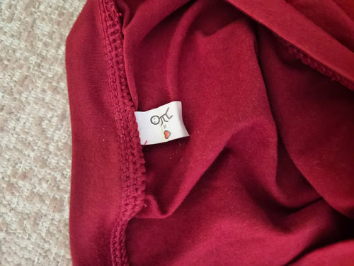 Red Heart Graphic Cropped T-Shirt Free Size