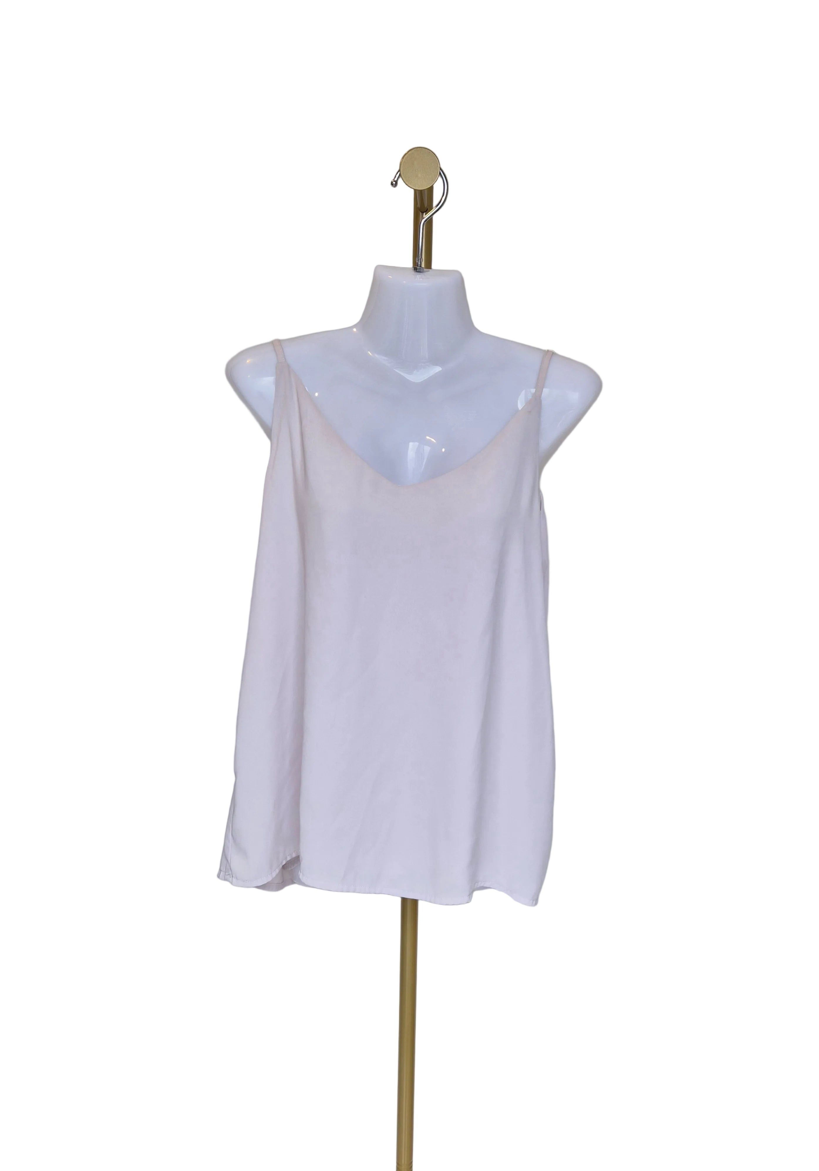 Blush Pink Adjustable Strap Cami Top Free Size