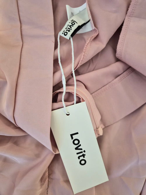Lovito Satin Midi Skirt – Pink (Size L / EU 38 / US 8) Brand New