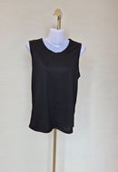 Black Sleeveless Tank Top Free Size