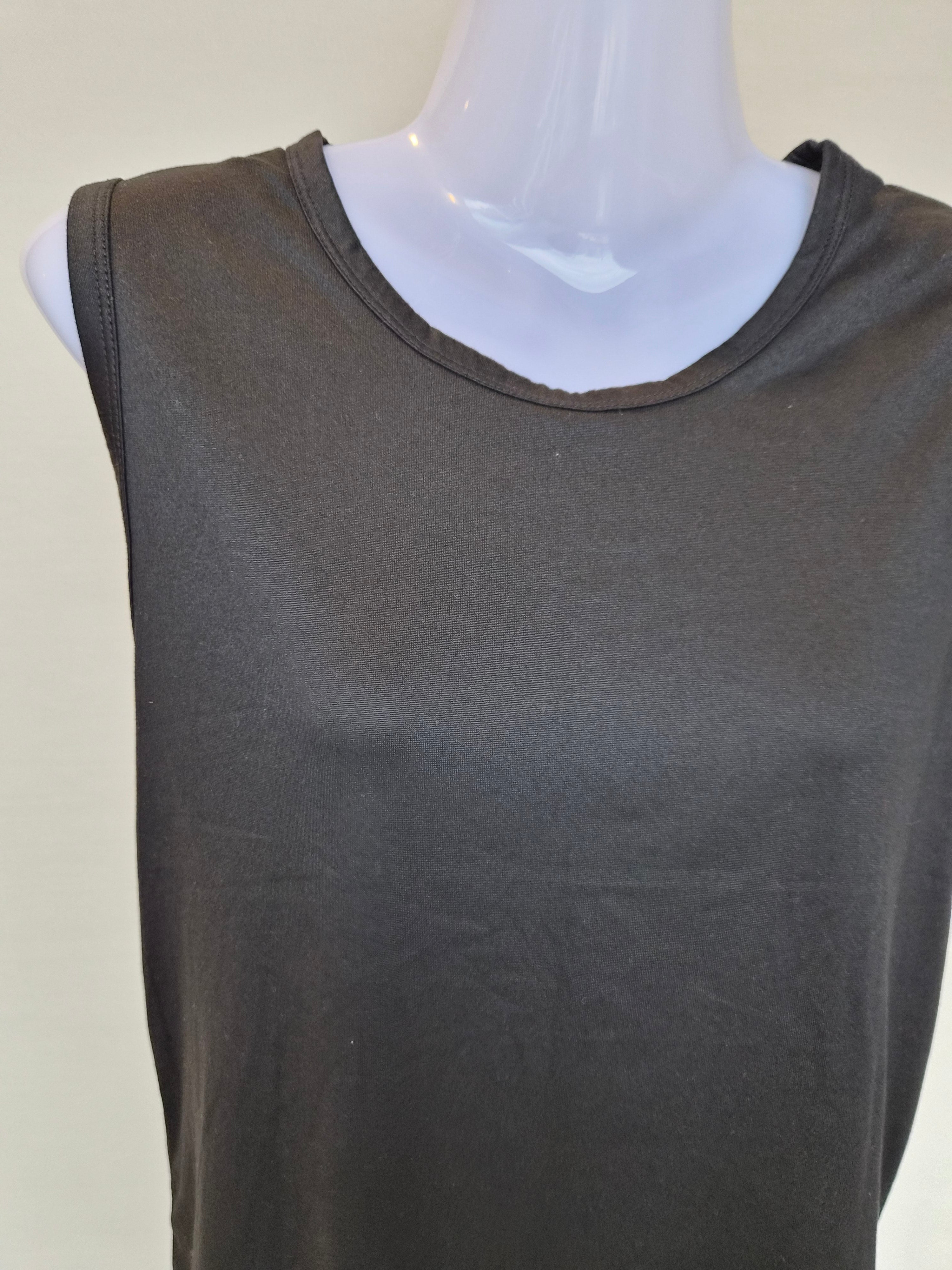Black Sleeveless Tank Top Free Size