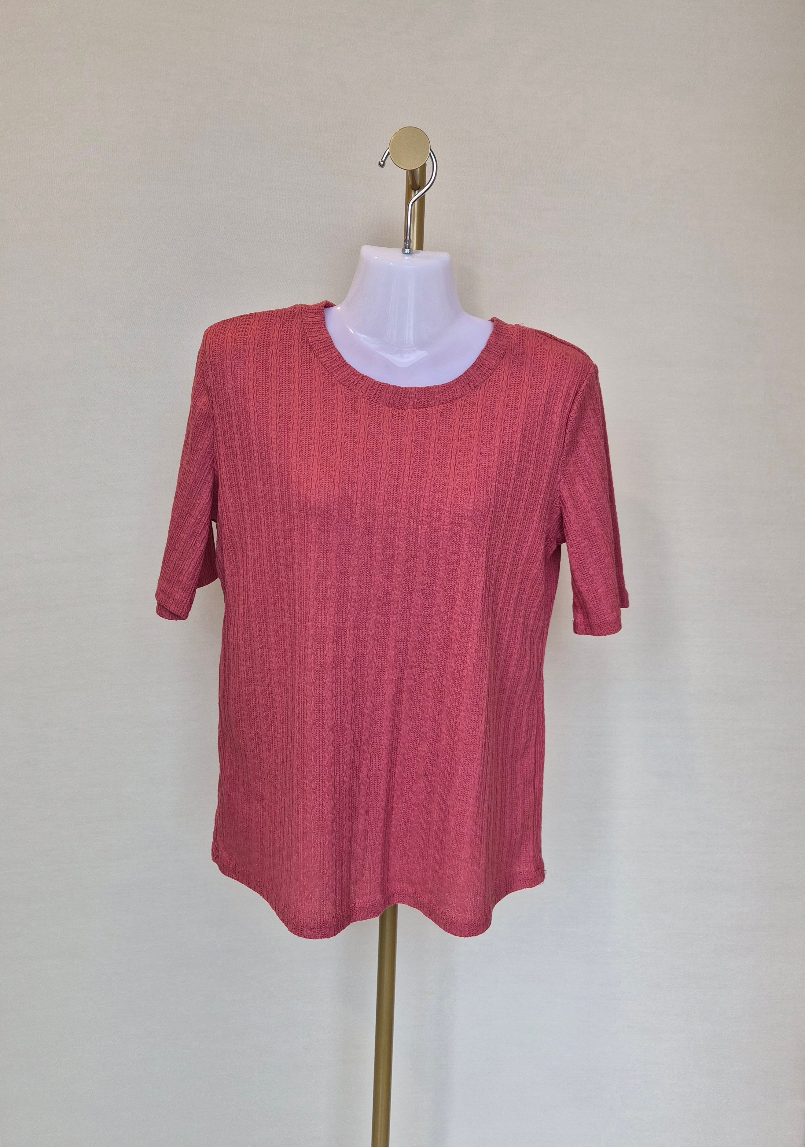 GRG Basic Ribbed Knit Top – XL