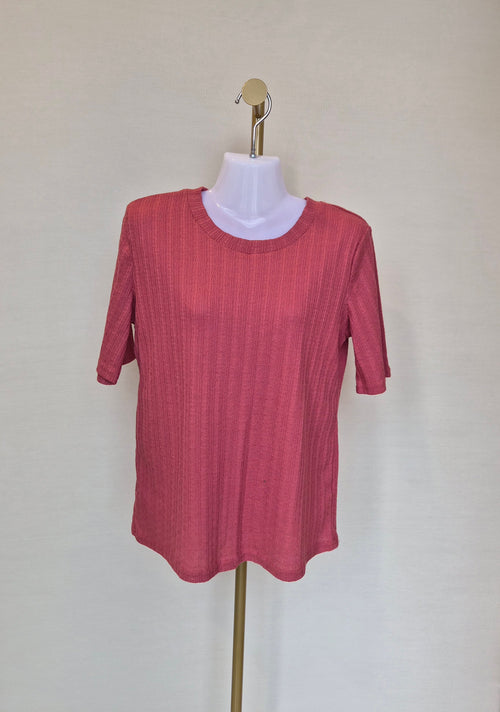GRG Basic Ribbed Knit Top – XL