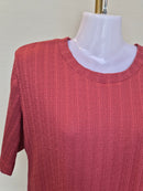 GRG Basic Ribbed Knit Top – XL