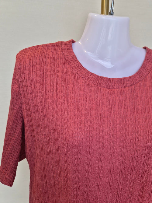 GRG Basic Ribbed Knit Top – XL
