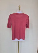 GRG Basic Ribbed Knit Top – XL