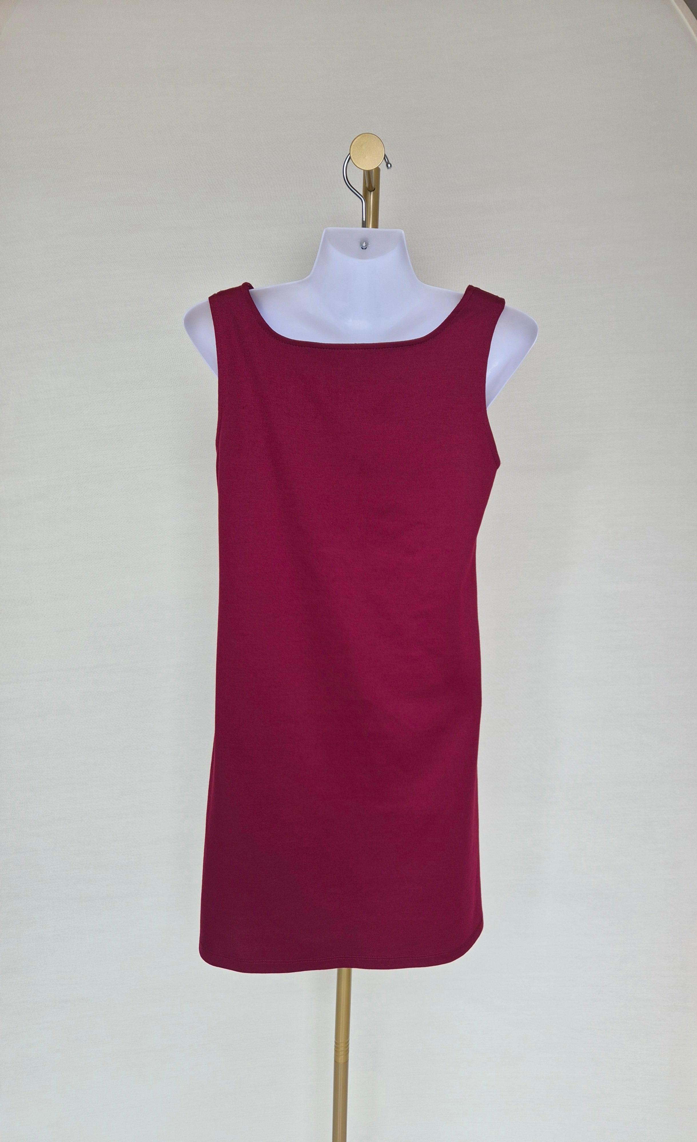 Dorothy Perkins Burgundy Shift Dress – UK 6 (US 2 / EU 34 / XS)