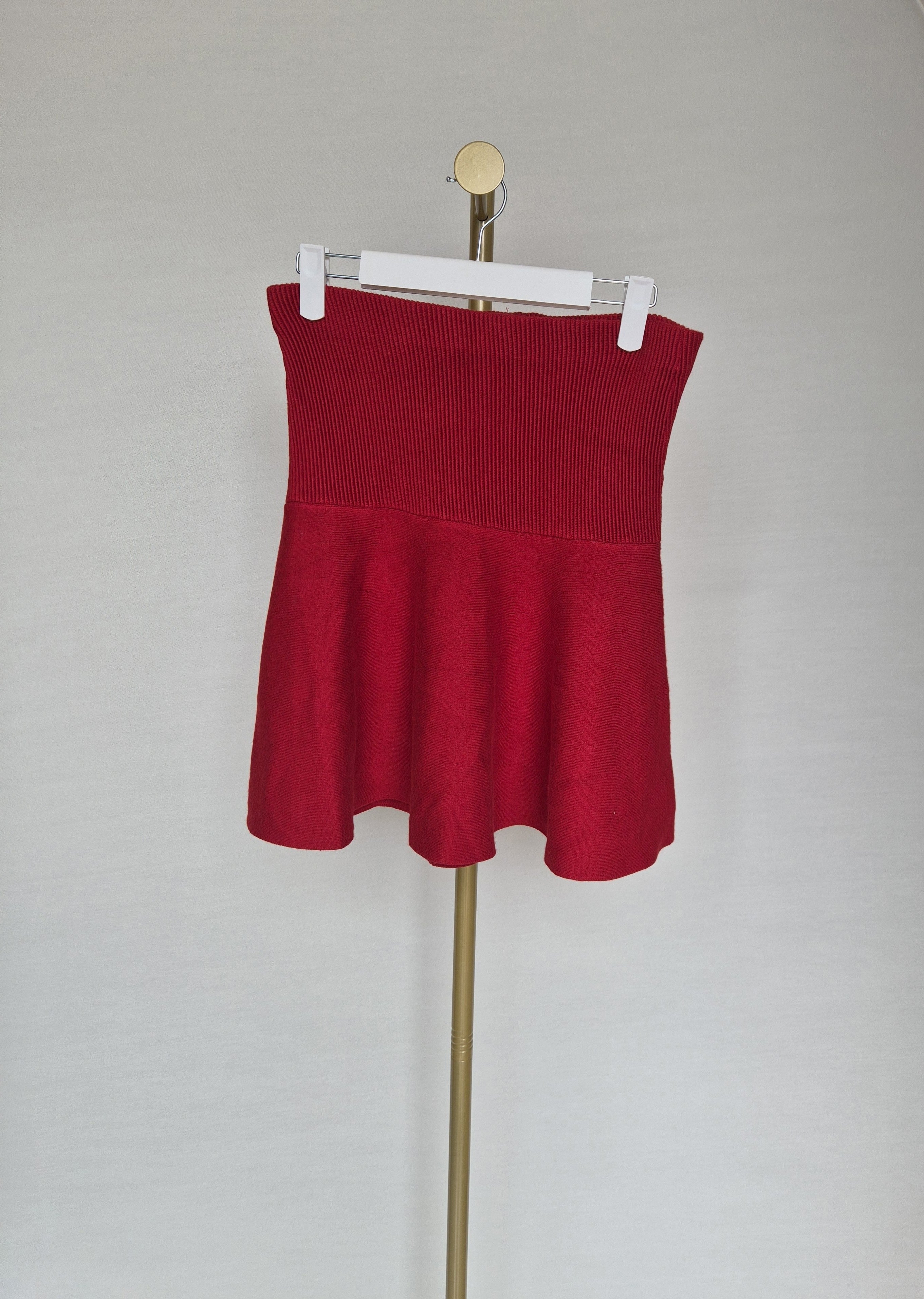 ZARA BASIC Collection Knit Flare Skirt (Size M)