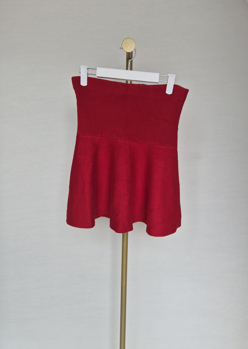 ZARA BASIC Collection Knit Flare Skirt (Size M)