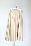 Saturday Club Champagne A-Line Midi Skirt (XL)