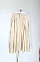 Saturday Club Champagne A-Line Midi Skirt (XL)