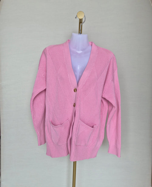 M&S Collection Pink Knit Cardigan – Size M