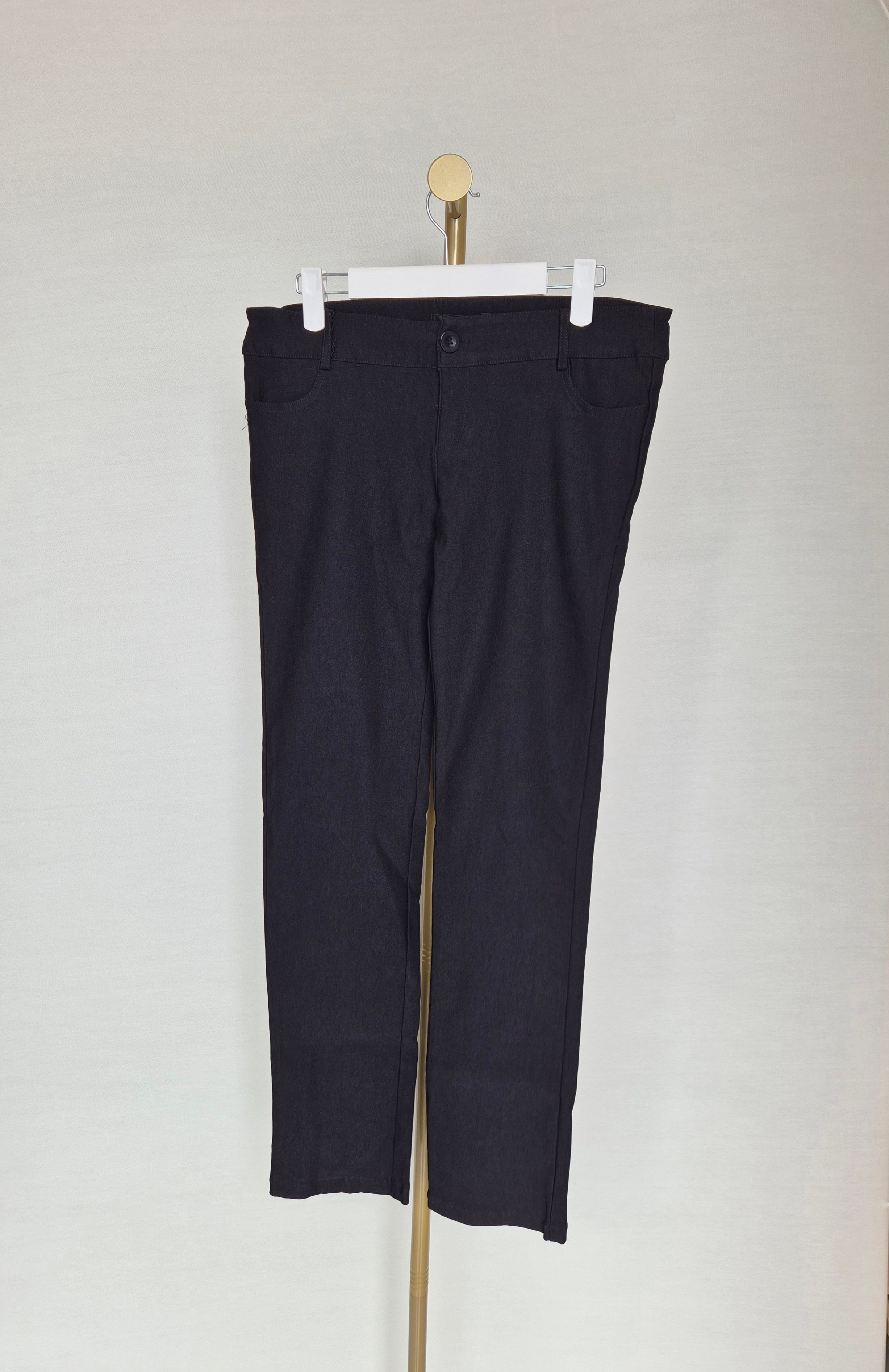 Sixty-Eight Black Slim Fit Pants (XL)