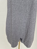 Grey Marled Double Strap Cami Play Suit Free Size