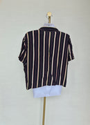 KITSCHEN Striped Short Sleeve Shirt – Size XL