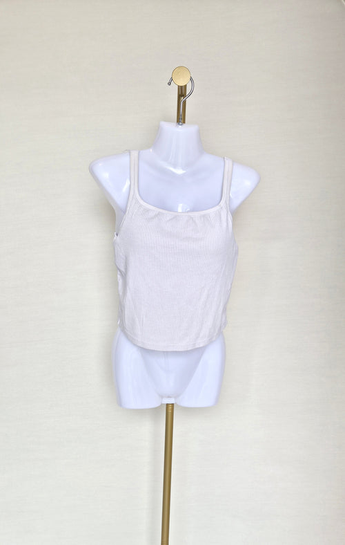 UNIQLO AIRism Ribbed Cropped Cami – Size L