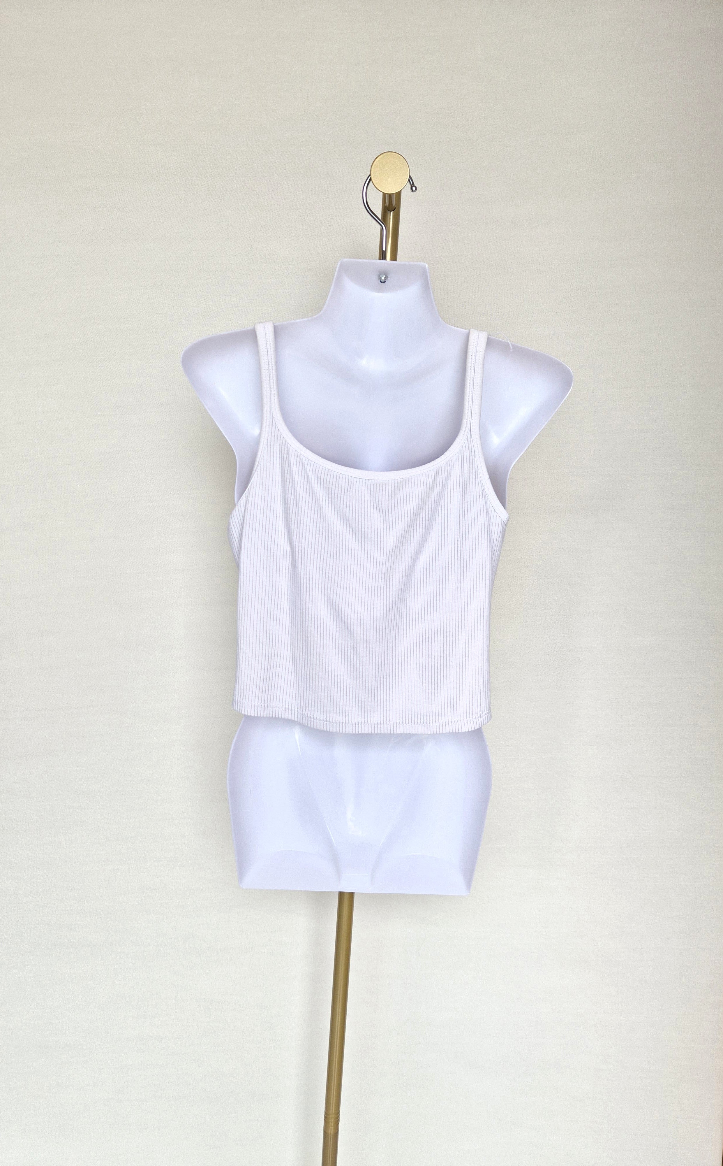 UNIQLO AIRism Ribbed Cropped Cami – Size L