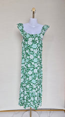 MNG Floral Ruffle Midi Dress – Size M