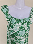 MNG Floral Ruffle Midi Dress – Size M