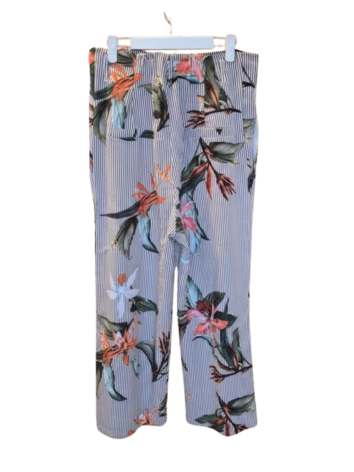 Woman Floral Wide-Leg Trousers – Size L (EU 40)