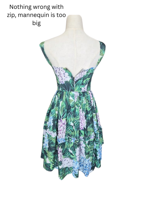 Floral Garden Fit & Flare Dress - Size S
