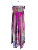 Handmade 100% Silk Convertible Maxi Skirt / Strapless Dress