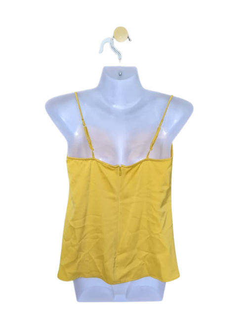 Yellow Satin Cowl Neck Cami – Size S