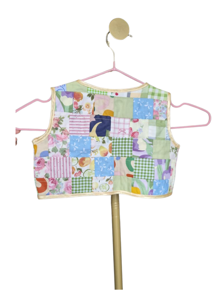Handmade Patchwork Quilted Kids Vest (Brand New)