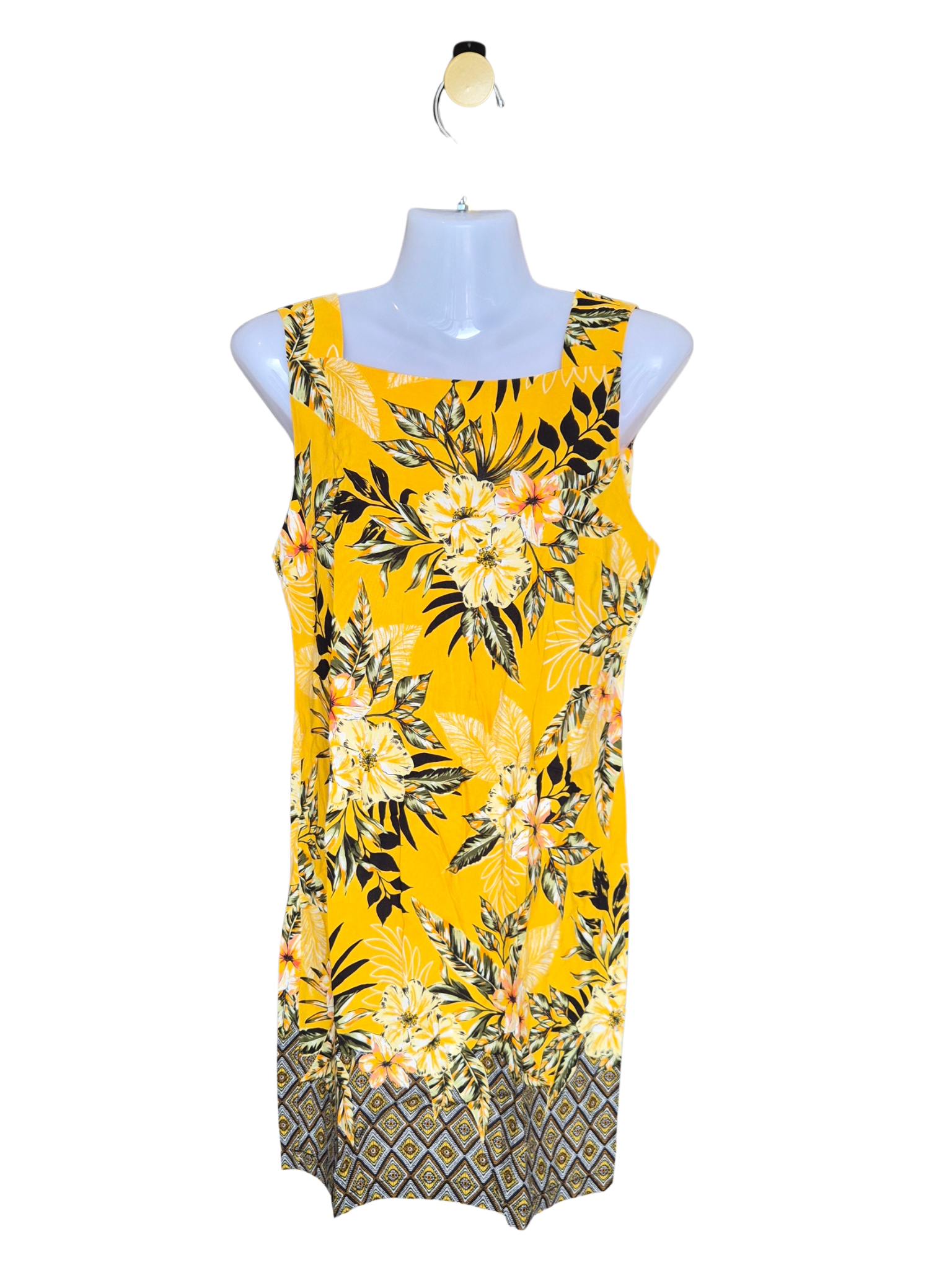 Dorothy Perkins Yellow Tropical Floral Shift Dress