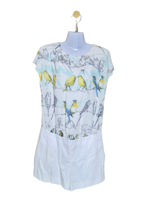 Ted Baker London Bird Print Playsuit