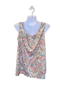 Vintage Floral Sleeveless Tank Top