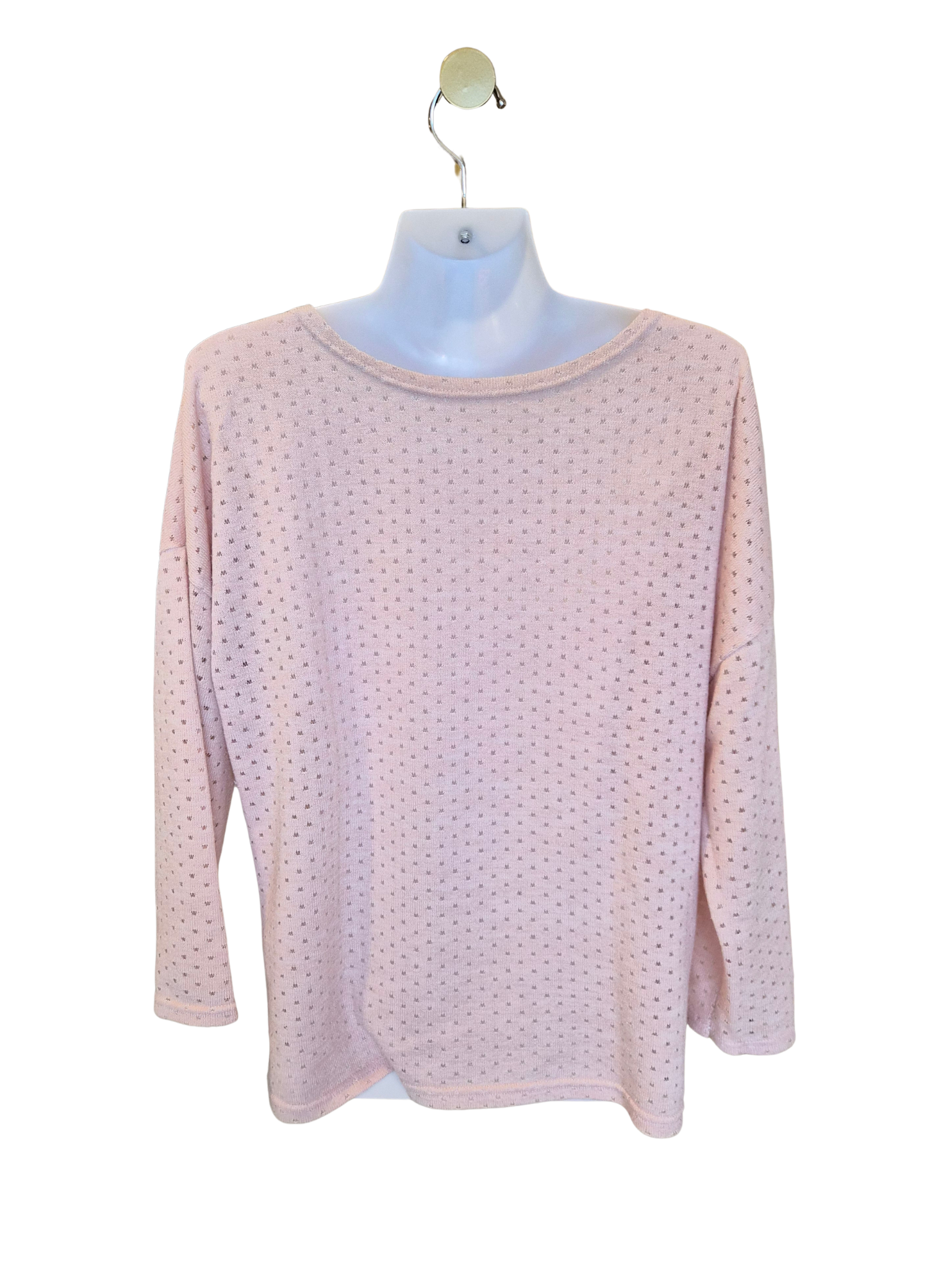 Soft Pink Knit Top – Size M (estimated)